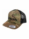 Meatfly Meatfly šiltovka MF Logo Trucker Black / Multicam | Črna