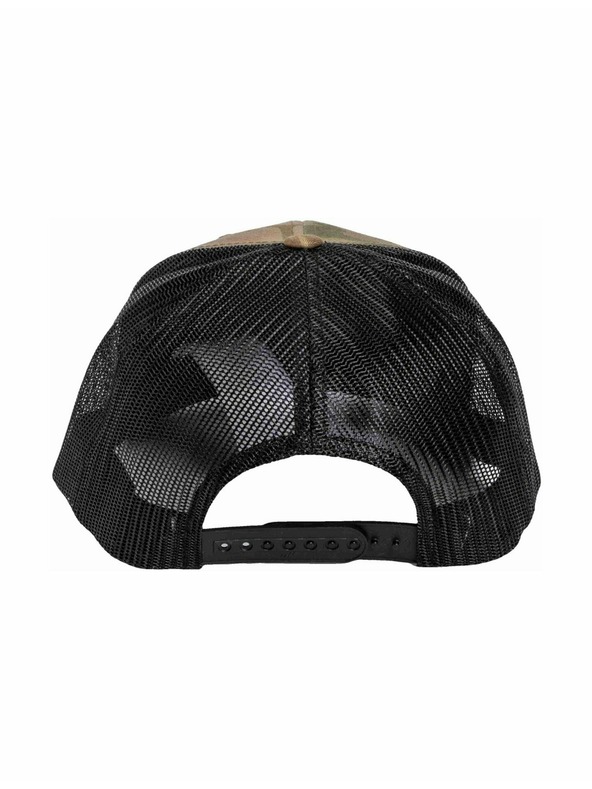 Meatfly Meatfly šiltovka MF Logo Trucker Black / Multicam | Črna