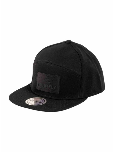 Meatfly Meatfly šiltovka Yuto 6 Panel Snapback Black Live | Črna |