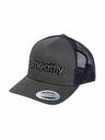 Meatfly Meatfly šiltovka MF Logo Trucker Black / Grey / Dark Grey | Črna