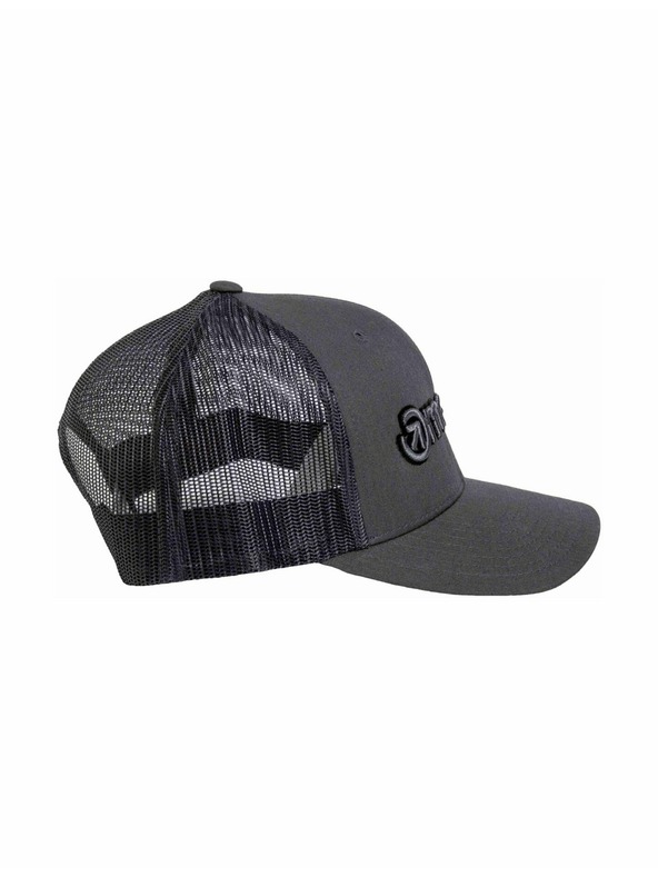 Meatfly Meatfly šiltovka MF Logo Trucker Black / Grey / Dark Grey | Črna