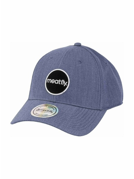 Meatfly Meatfly šiltovka Ethan Flexfit Blue Embroidery | Modra |