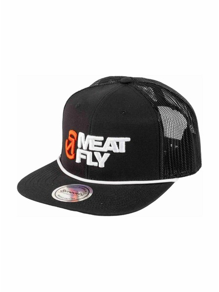 Meatfly Meatfly šiltovka Mateo Trucker Black / White Revital | Črna | Velikost