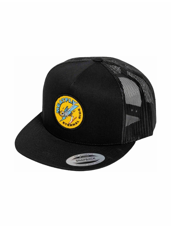 Meatfly Meatfly šiltovka Thunderbolt Trucker Yellow Eternal / Black | Črna |