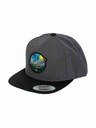 Meatfly Meatfly kapa Flanker Snapback Beach / Charcoal / Black | Črna