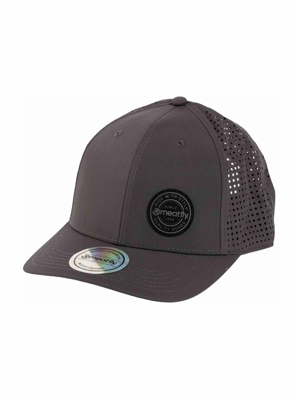 Meatfly Meatfly kapa Ollie Perfor Cap Grey Dark Leather | Siva |