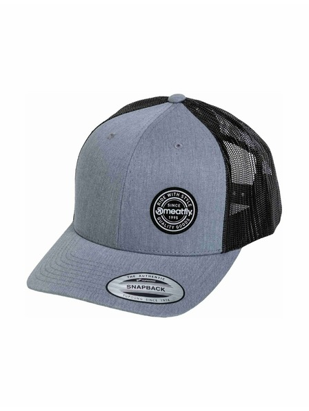 Meatfly Meatfly kapa MF View Trucker White Round / Heather | Črna