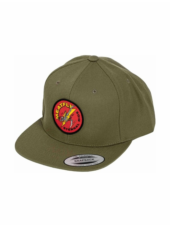 Meatfly Meatfly kapa Flanker Snapback Red Eternal / Buck | Rdeča