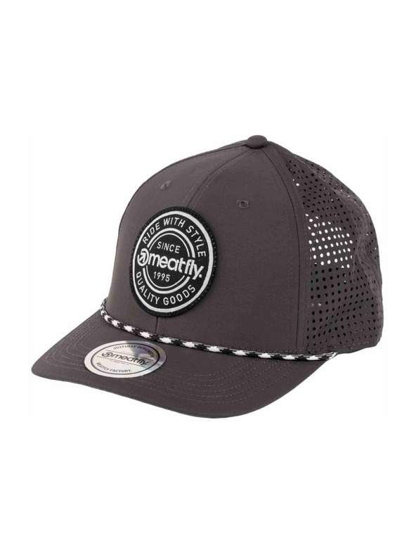 Meatfly Meatfly kapa Ollie Perfor Cap Grey Label | Siva |
