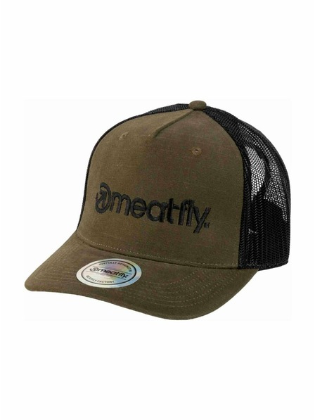 Meatfly Meatfly kapa Shaun Trucker Army / Camo Logo | Črna | Velikost