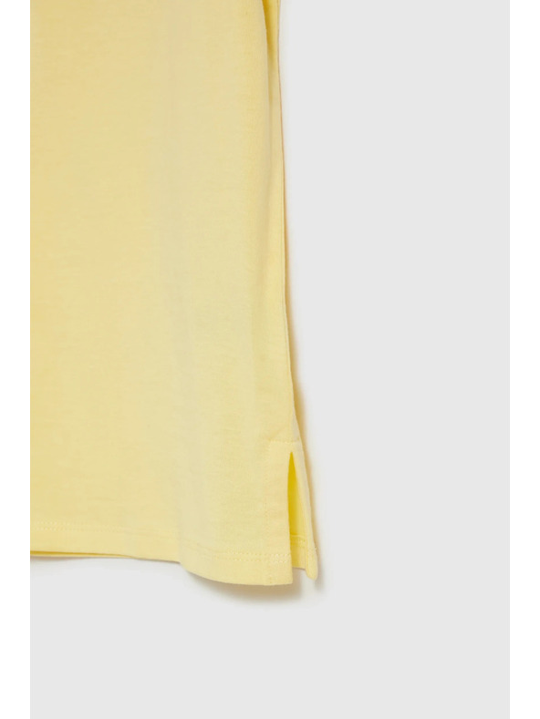 Moodo Ženska majica Moodo – svetlo rumena