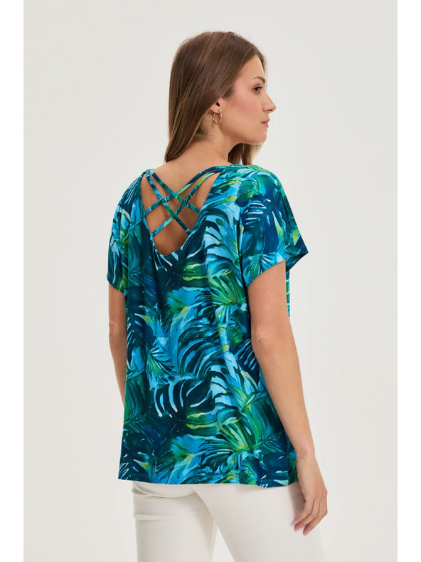 Moodo Ženska majica Moodo – temno zelena