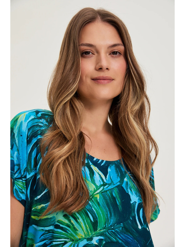 Moodo Ženska majica Moodo – temno zelena