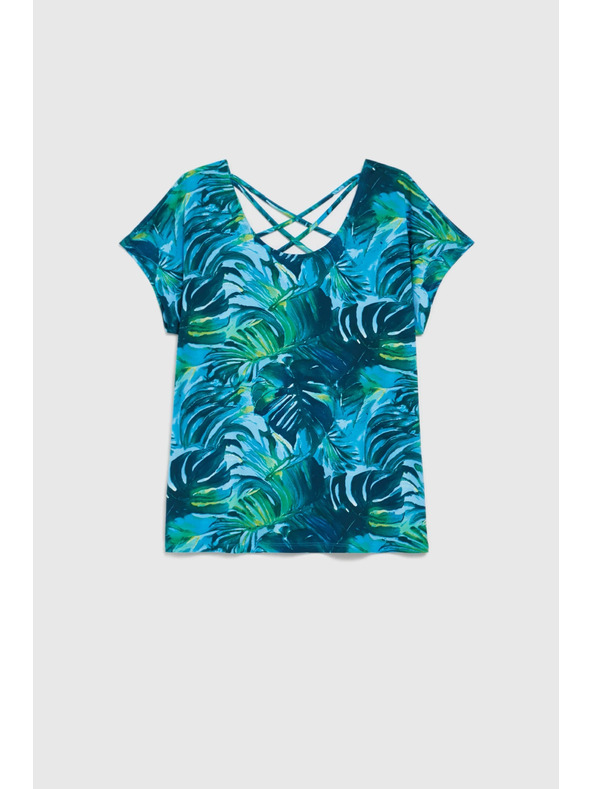 Moodo Ženska majica Moodo – temno zelena