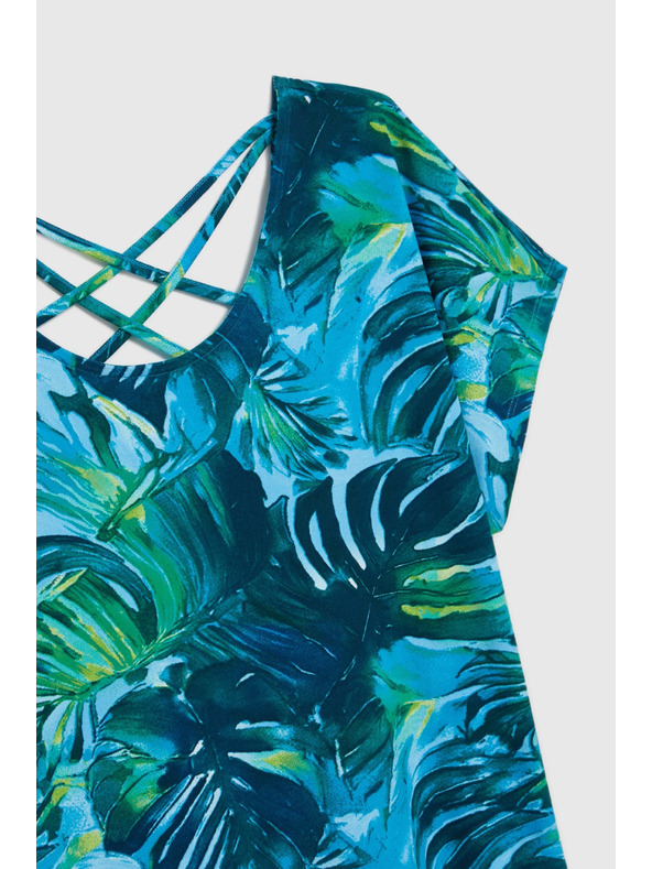 Moodo Ženska majica Moodo – temno zelena