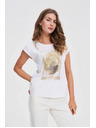 Moodo Ženska majica Moodo – bela