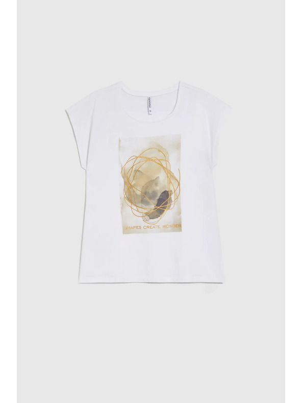 Moodo Ženska majica Moodo – bela