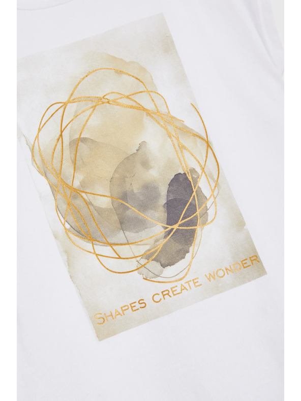 Moodo Ženska majica Moodo – bela