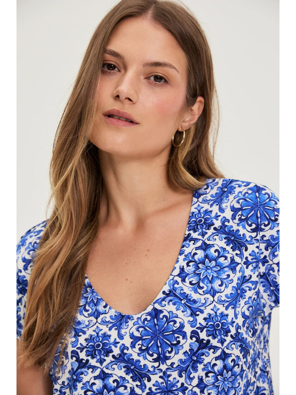 Moodo Žensko majčko Moodo – modro