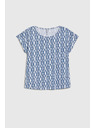 Moodo Modro-belo vzorčasto majčko