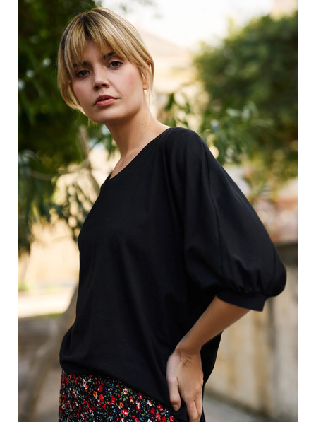 Moodo Ženska majica Moodo – črna