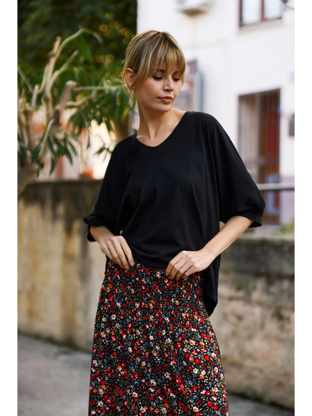 Moodo Ženska majica Moodo – črna