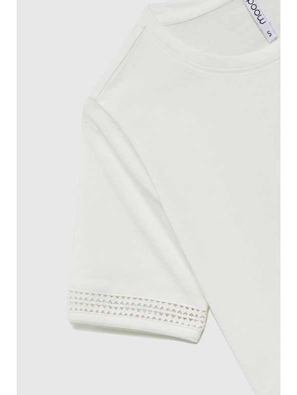 Moodo Ženska majica Moodo – bela