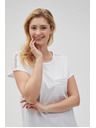 Moodo Žensko majčko z žepom Moodo – belo