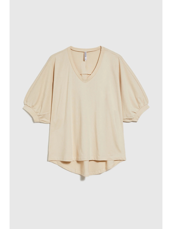 Moodo Žensko majčko Moodo z balončastimi rokavi