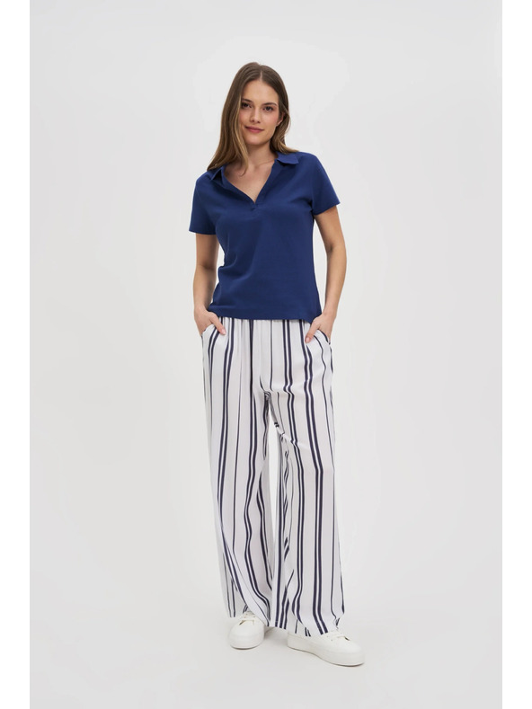 Moodo Modro žensko polo majčko