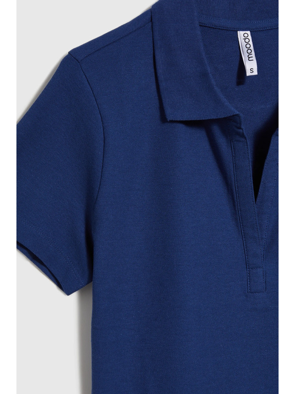 Moodo Modro žensko polo majčko