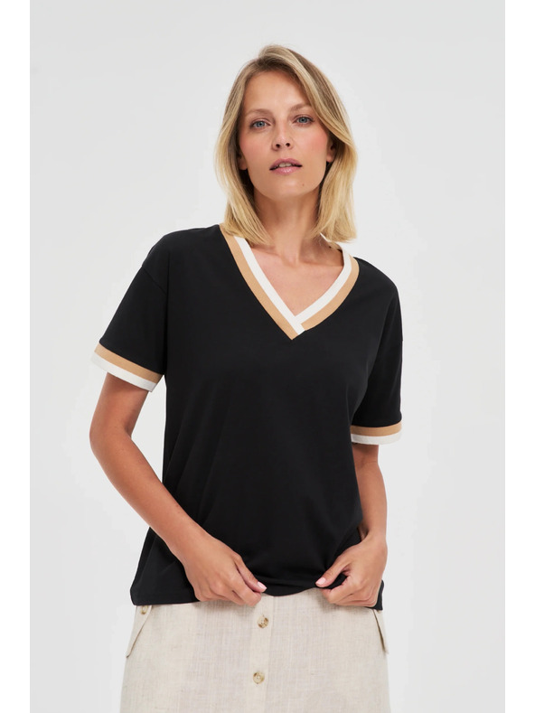 Moodo Ženska majica Moodo – črna