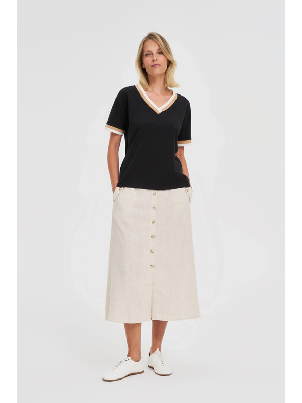 Moodo Ženska majica Moodo – črna