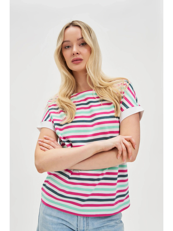 Moodo Ženska črtasta majica Moodo