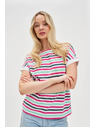 Moodo Ženska črtasta majica Moodo