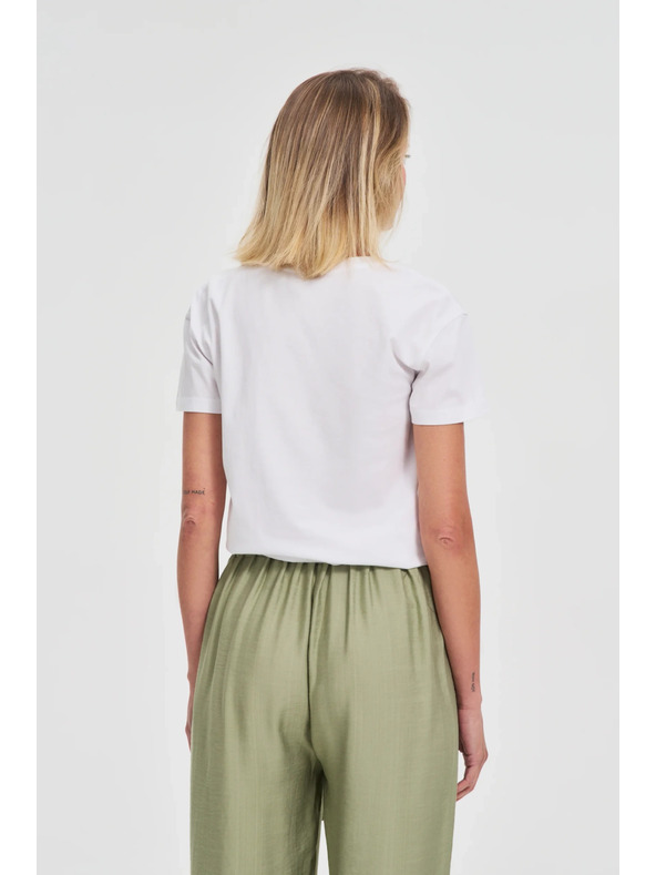 Moodo Ženska majica Moodo – bela