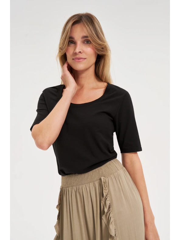 Moodo Ženska majica Moodo – črna