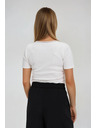Moodo Belo žensko majčko z gumbi