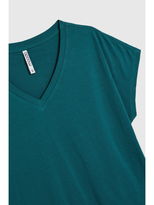 Moodo Žensko majčko Moodo – petrolejsko zeleno