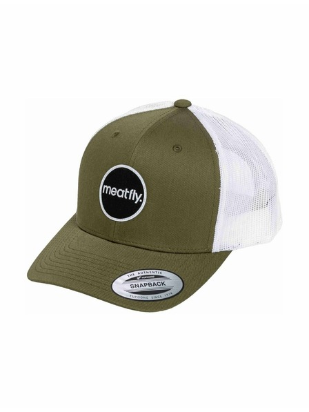 Meatfly Meatfly kapa MF View Trucker Embroidery / Buck / White | Bela |