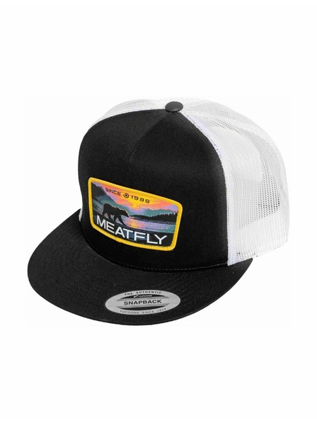 Meatfly Meatfly kapa Thunderbolt Trucker Yellow Alaska / Black | Črna |