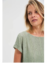 Moodo Ženska majica Moodo – olivna zelena