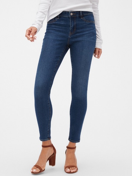 GAP Kavbojke Mid Rise Favorite Ankle Jeggings GAP
