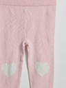 GAP Baby pletené legíny so srdcom GAP