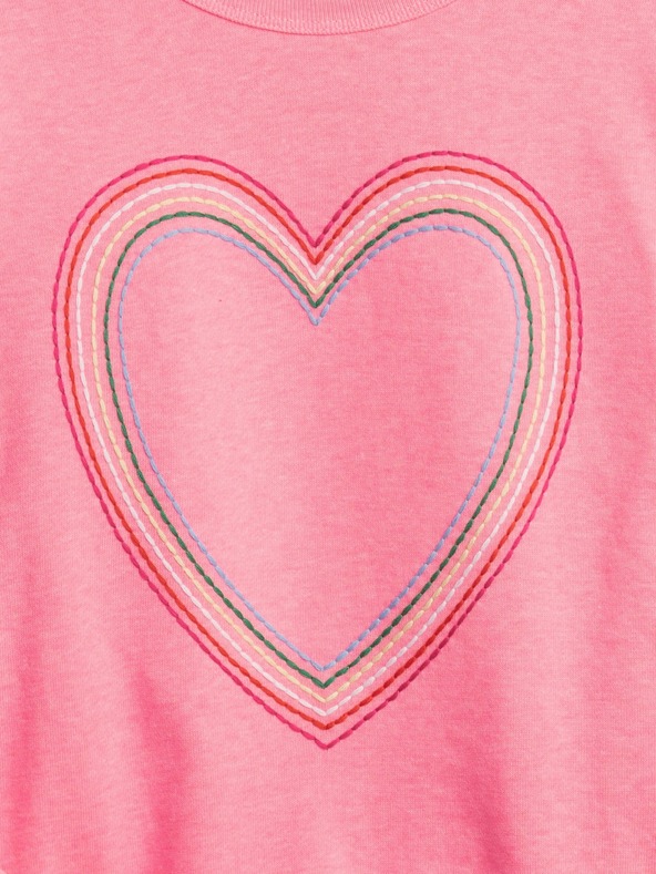 GAP Detská mikina srdce GAP