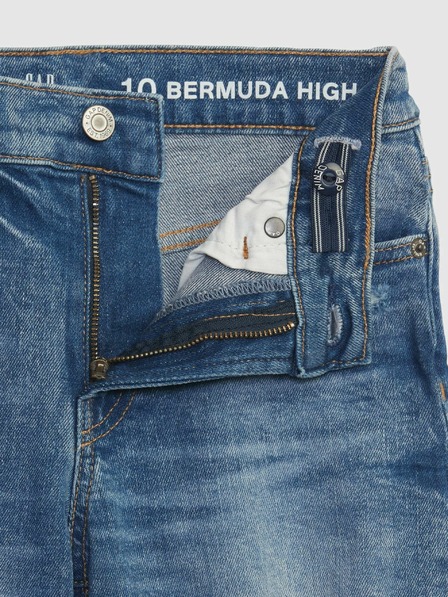 GAP Otroške jeans kratke hlače high rise GAP