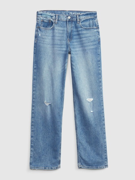 GAP Detské džínsy mid rise '90s loose GAP