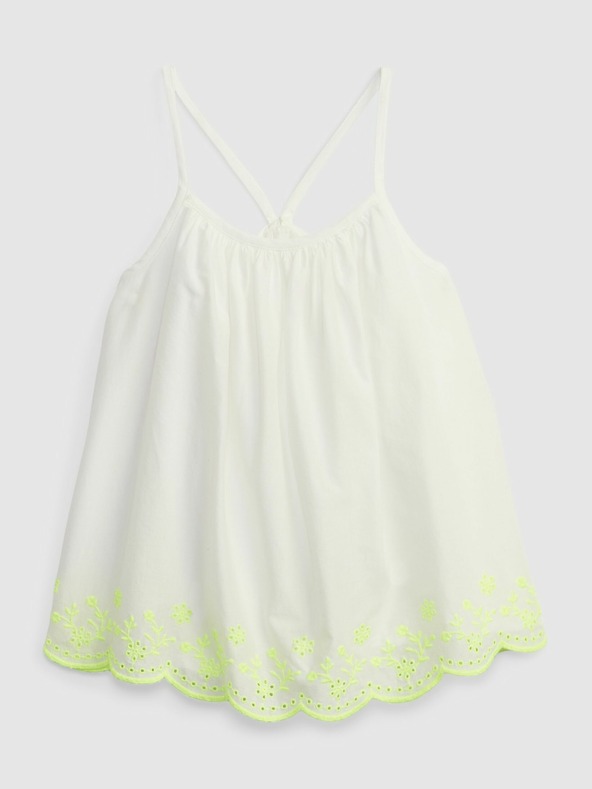 GAP Baby platneni top z mandžeto GAP