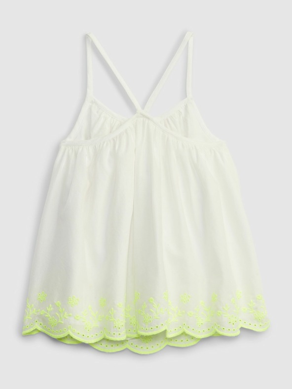 GAP Baby platneni top z mandžeto GAP