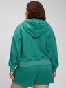 GAP Mikina na zips s kapucňou crop GAP